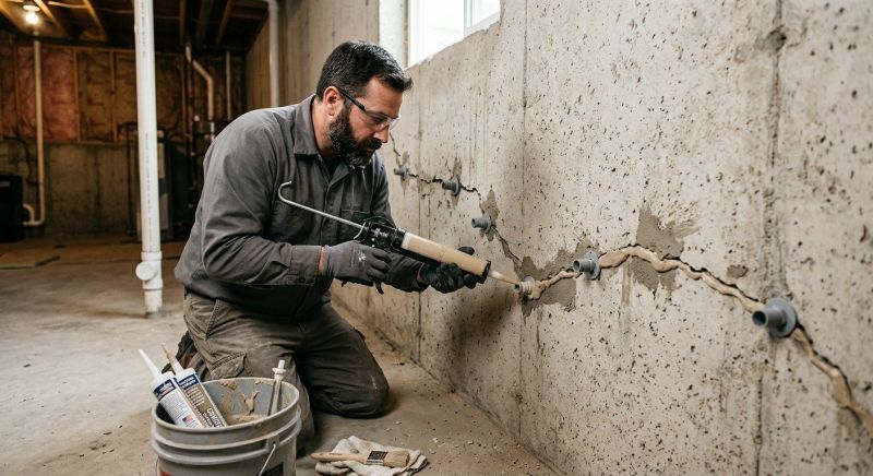Basement Crack Repair in Jasper, GA