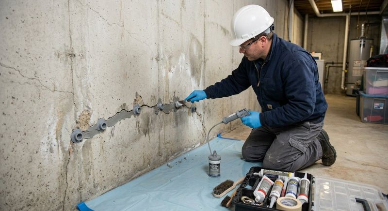 Basement Crack Repair in Jasper, GA