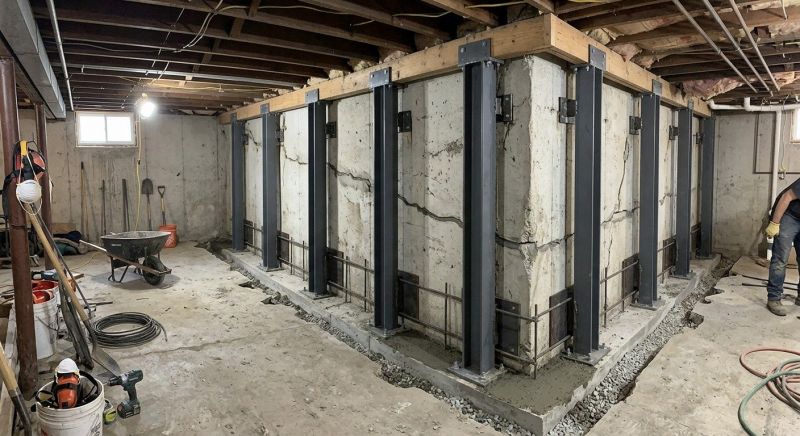 Basement Stabilization in Jasper, GA