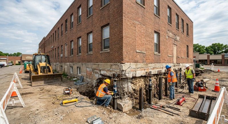 Commercial Foundation Repair in Jasper, GA