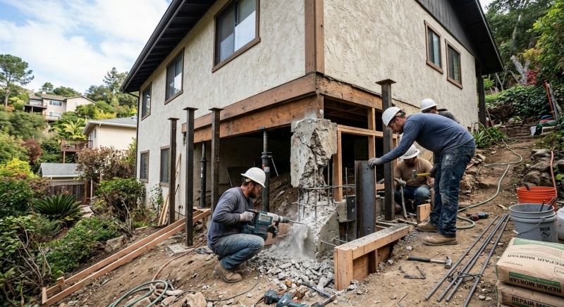 Concrete Foundation Repair in Calhoun, GA