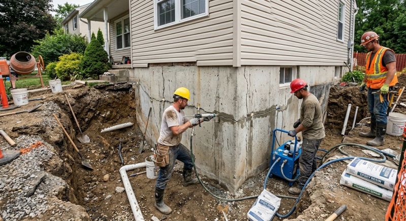 Cracked Foundation Repair in Cherokee County, GA