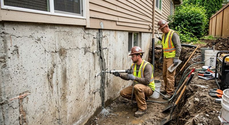 Cracked Foundation Repair in Dawsonville, GA