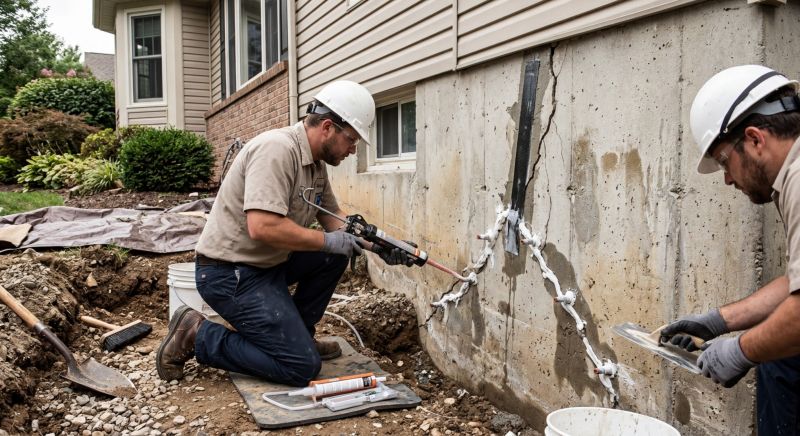 Cracked Foundation Repair in Jasper, GA