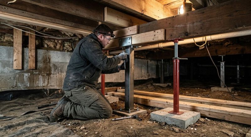 Crawlspace Structural Repair in Jasper, GA