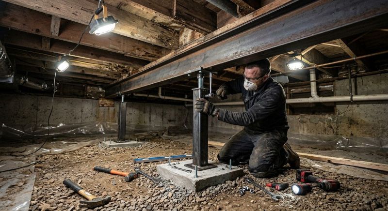 Crawlspace Structural Repair in Jasper, GA