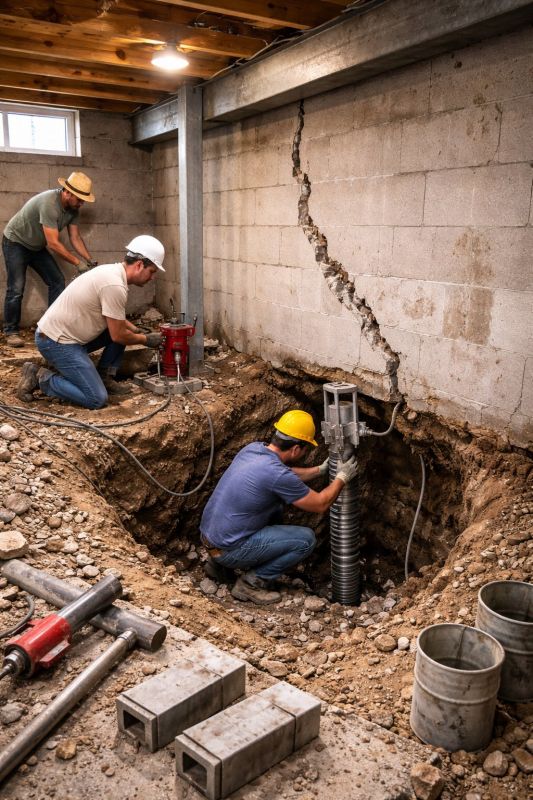 Crawlspace Structural Repair in Jasper, GA