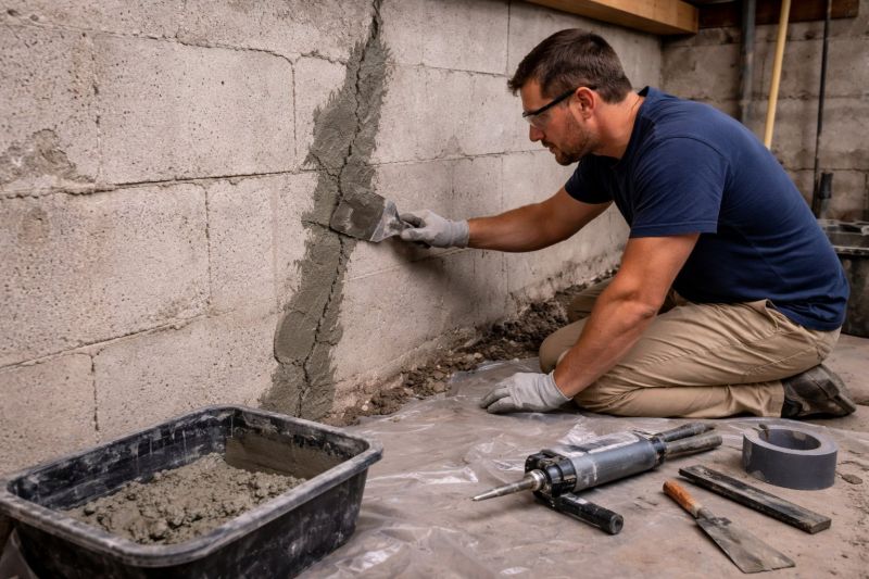 Foundation Crack Repair in Cherokee County, GA