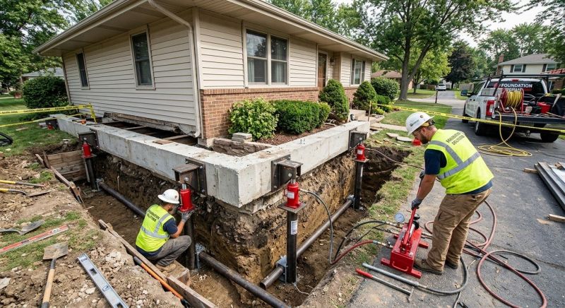 Foundation Jacking in Adairsville, GA