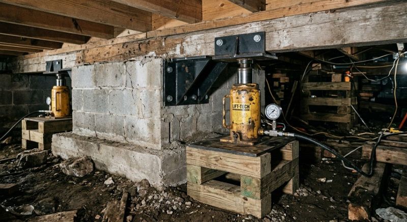 Foundation Jacking in Cherokee County, GA