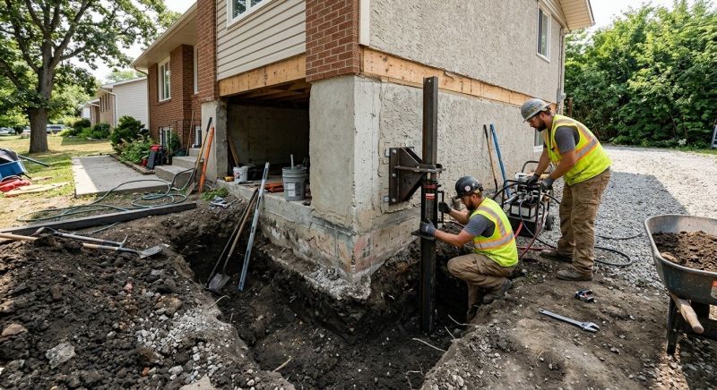Foundation Pier Repair in Jasper, GA