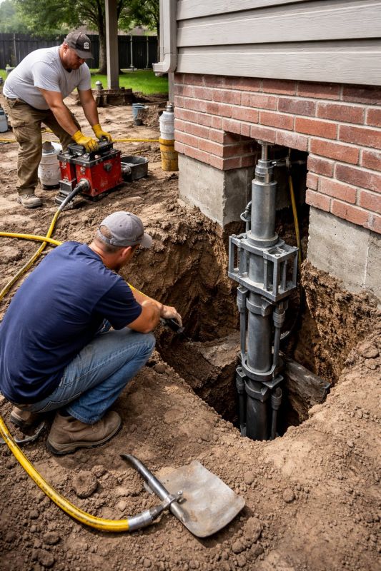 Foundation Pier Repair in Jasper, GA