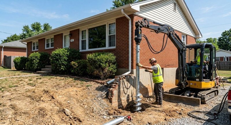 Helical Pile Installation in Jasper, GA