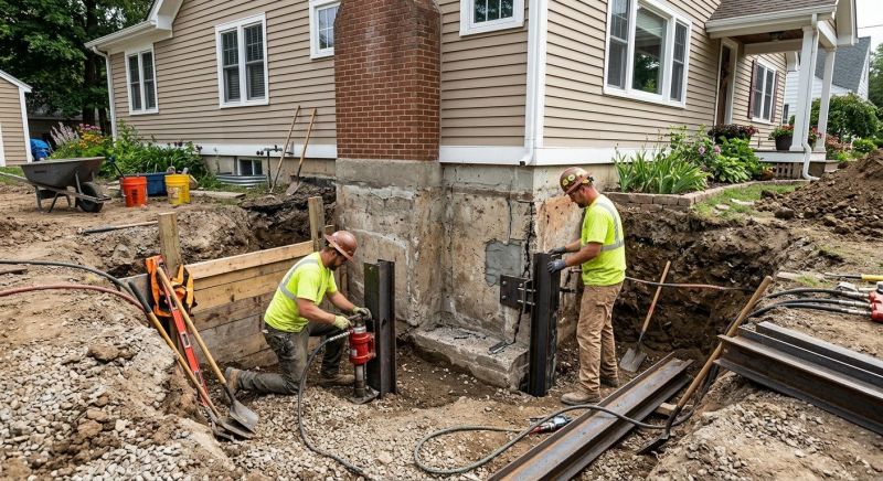 House Foundation Repair in Dawsonville, GA