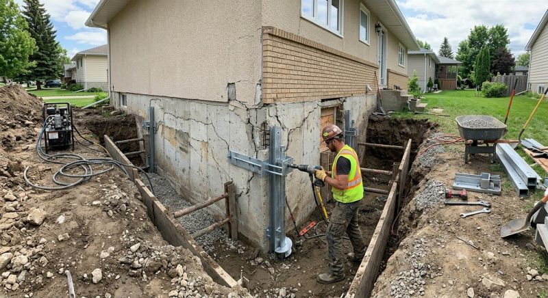House Foundation Repair in Dawsonville, GA