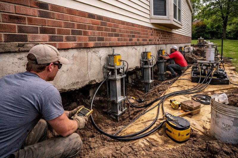 Settling Foundation Service in Dawsonville, GA