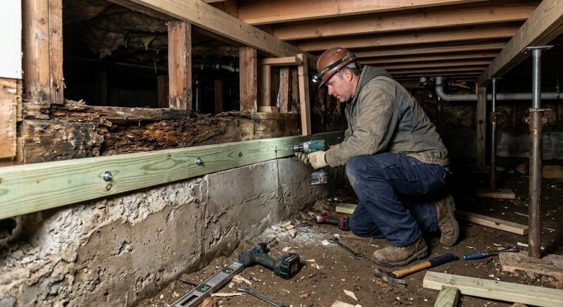 Sinking Foundation Repair in Fairmount, GA