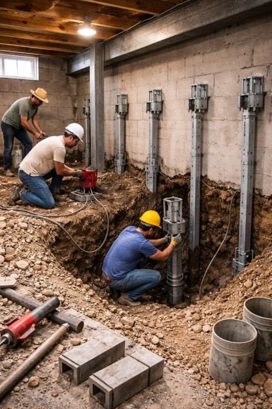 Structural Underpinning in Jasper, GA